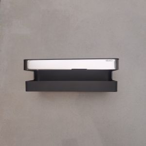Keuco Moll 12759010001 douchekorf met wisser chroom/ antraciet (OUTLET)