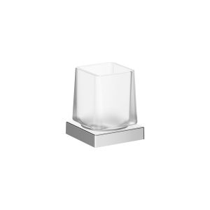 Inda Divo A15100GB21 bekerhouder gesatineerd glas geborsteld goud