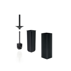 Inda MY Way AV114BNE toiletborstelgarnituur mat zwart