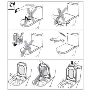 Roca The Gap A801470004 toiletzitting met deksel wit *niet meer leverbaar*