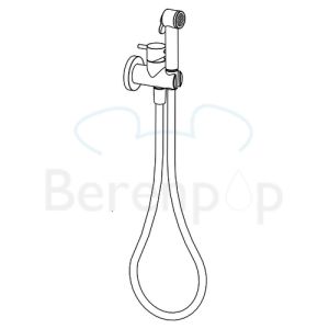 Raminex toiletdouches Tuka Tuka PD 677 51 toiletdouche met slang en mengkraan chroom