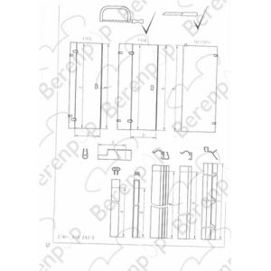 Sphinx Facette S8L41863 ( 2537266 ) compleet strippenset voor draaideur
