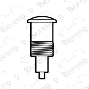 Sphinx S8H891000 druktoets + dekselmoer chroom (voor uitstroommechanisme DF1, DF2, DF3, DF4, DF5) *niet meer leverbaar*