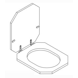 Duravit Serie 1930 0066610000 toiletzitting met deksel wit *niet meer leverbaar*