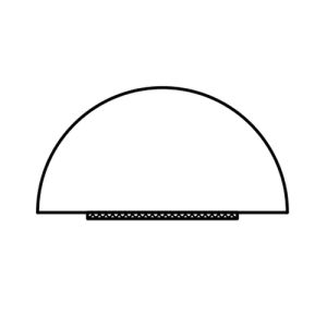 Exa-Lent Universal DS58200 dorpelprofiel 200cm, 10mm hoog, met plakstrip, transparant