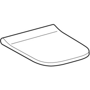 Geberit Smyle Square 500238011 toiletzitting met deksel wit