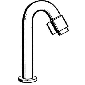 Hansa Nova 00918101 fonteinkraan staand chroom