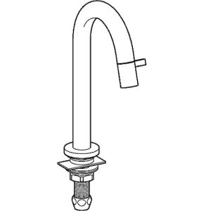 Hansa Nova Style 50918101 fonteinkraan staand chroom