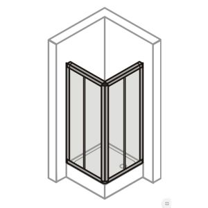 Huppe 1002, 054540 set inschuif magneetstrippen