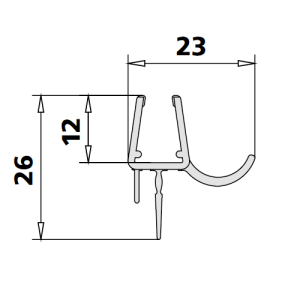 Kermi 2534107 set gebogen spatwaterdichtingen 8mm