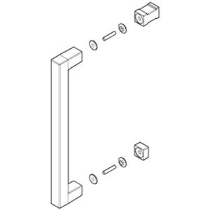 Novellini R40MAGIN1-K deurgreep chroom