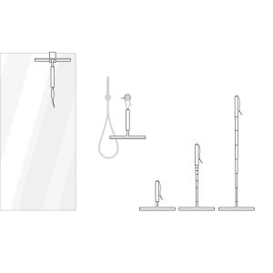 Decor Walther AquaBlade 0944000 wisser uitschuifbaar chroom