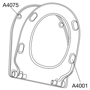 Pressalit Basic Line - D300 1100000-D7499913 toiletzitting met deksel wit