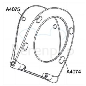 Pressalit Sway D 934000-BL6999 toiletzitting met deksel wit (OUTLET)