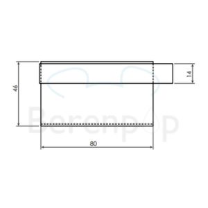 Clou Quadria CL090112729 douchekorf 300mm chroom
