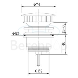 San4U 2505035 One Pack Mini Beta fonteinset wit keramiek/ chroom