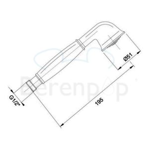 Fima Carlo Frattini F2049CR handdouche chroom