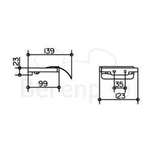 Keuco Moll 12760010000 toiletpapierrolhouder chroom