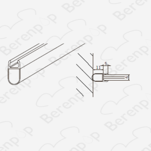 San4U Sealday SD027 o-profiel, 200cm, 6mm