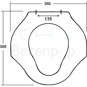 Sphinx 300 Kids S8H5K020R toiletzitting (kinderzitting) zonder deksel rood *niet meer leverbaar*