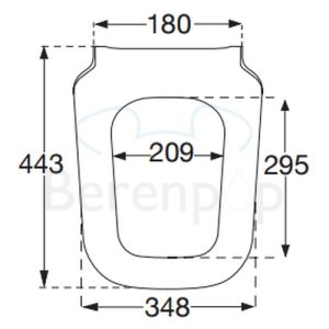 Villeroy en Boch Joyce Slimseat 9M62S101 toiletzitting met deksel wit