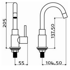 Clou Freddo 1 CL060300329 fonteinkraan staand chroom