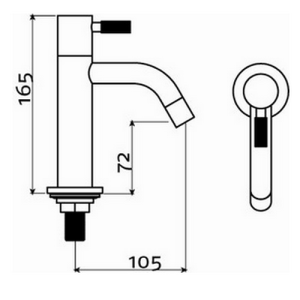 Clou Freddo 2 CL060300129L fonteinkraan staand hoge versie chroom