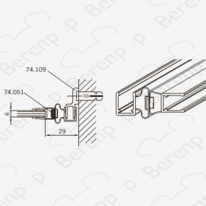 San4U Sealday SD051 magneetstrippenset zijdelings+recht, 200cm, 6-8mm