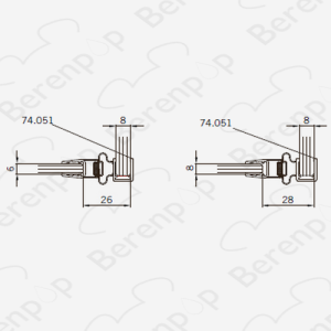 San4U Sealday SD051 magneetstrippenset zijdelings+recht, 200cm, 6-8mm
