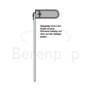 Decor Walther 0419600 BOOK 1-60 LED spiegellamp dimbaar 60x11,5cm chroom