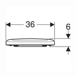 Geberit Renova 500836011 toiletzitting met deksel wit