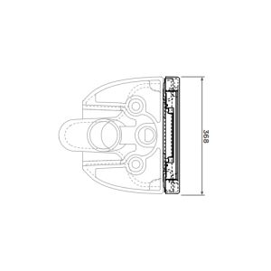 Clou Hammock CL040604021 toiletzitting met deksel mat zwart