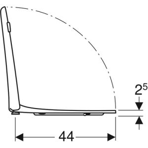 Geberit 300 Comfort 501386001 toiletzitting met deksel wit