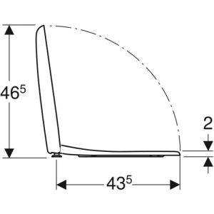 Geberit Renova 573035000 toiletzitting met deksel wit *niet meer leverbaar*