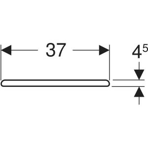 Geberit Renova 572165000 toiletzitting met deksel wit