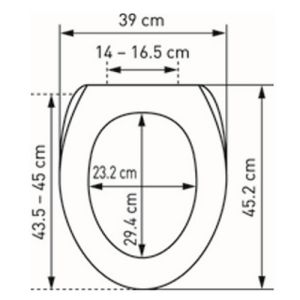 Diaqua 30400098 kinder toiletzitting met deksel edelweiss (OUTLET)