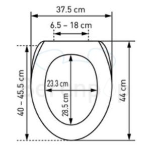 Diaqua Barbana 31166604 toiletzitting met deksel groen