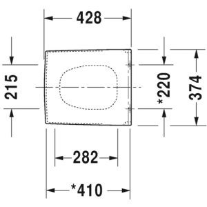 Duravit Vero 0067690800 toiletzitting met deksel zwart