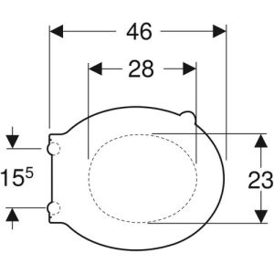 Geberit 300 Comfort 501386001 toiletzitting met deksel wit