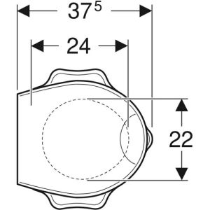 Geberit 300 Kids S8H51110150G turtle design toiletzitting (kinderzitting) met deksel geel *niet meer leverbaar*