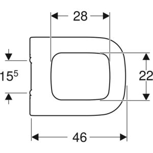 Geberit myDay 575410000 toiletzitting met deksel wit