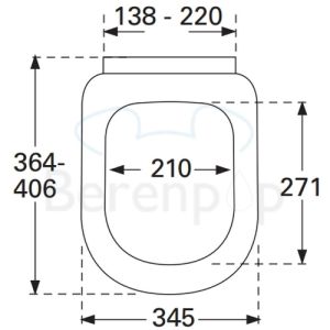 Villeroy en Boch Subway Compact 9M66Q1R2 toiletzitting met deksel wit (Star White CeramicPlus) *niet meer leverbaar*