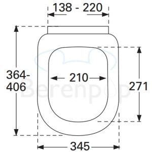 Villeroy en Boch Subway Compact 9M66S1R2 toiletzitting met deksel wit (Star White CeramicPlus) *niet meer leverbaar*