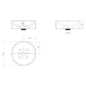 Clou Vale CL0336164 fontein 22cm Italiaans zand keramiek