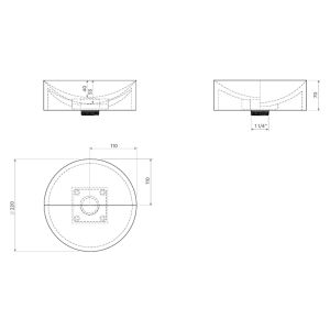 Clou Vale CL0342164 fontein 22cm mat pijnboom groen keramiek