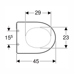 Geberit Renova 500836011 toiletzitting met deksel wit