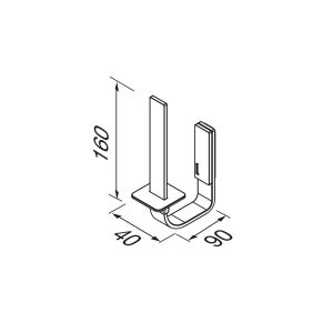Geesa Craft 911512-02 reserverolhouder chroom