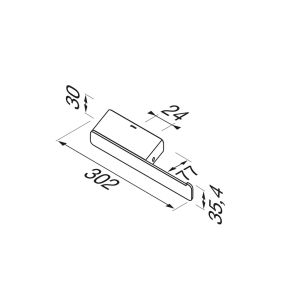 Geesa Shift Brushed Stainless Steel 919924-05 toiletrolhouder zonder klep met planchet RVS geborsteld