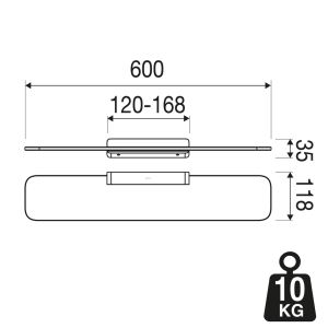 Geesa Shift Black 919901-06-M6 planchet met matzwarte marmerlook