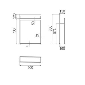 Inda Indissima A88850WM handdoekhouder standaard mat wit